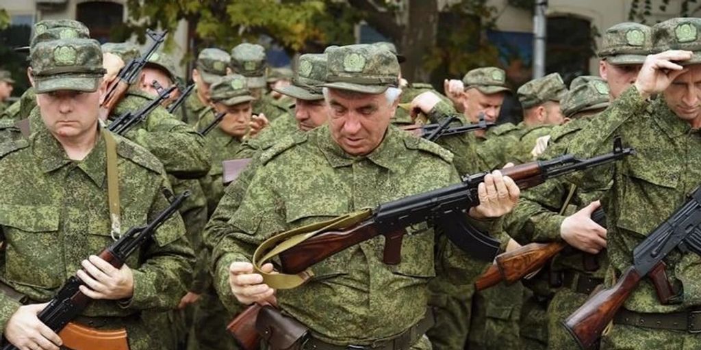 Ukraine Krieg Putins Reservisten Armee besteht aus alten Männern