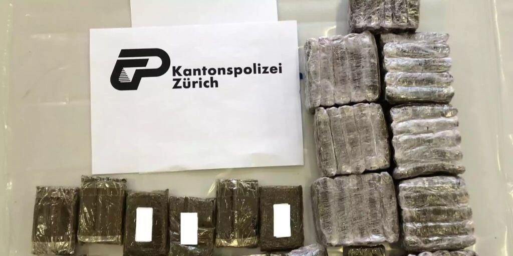 Polizei beschlagnahmt in Zürich über 60 Kilogramm Cannabis