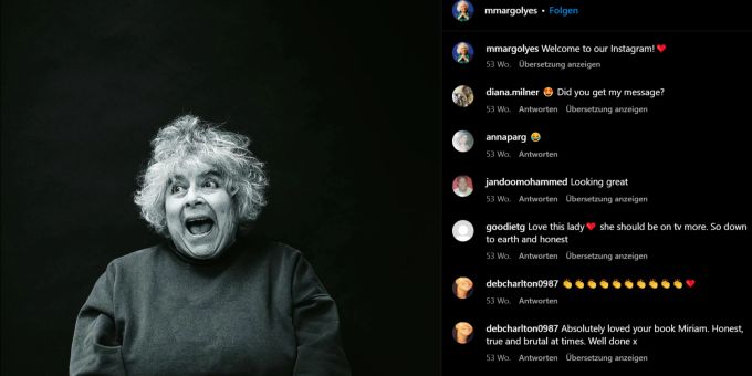 Miriam Margolyes lässt mit 82 Jahren stolz Hüllen fallen