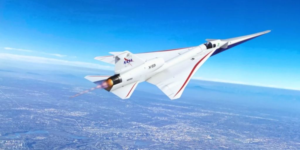 NASA enthüllt neuen Überschalljet X 59