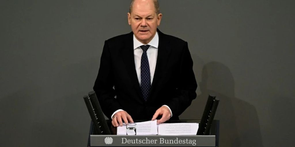 Scholz hält Regierungserklärung zu EU Gipfel