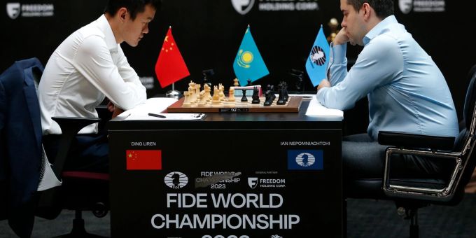 Ding Liren China Feiert Seinen Ersten Schach Weltmeister Nau Ch