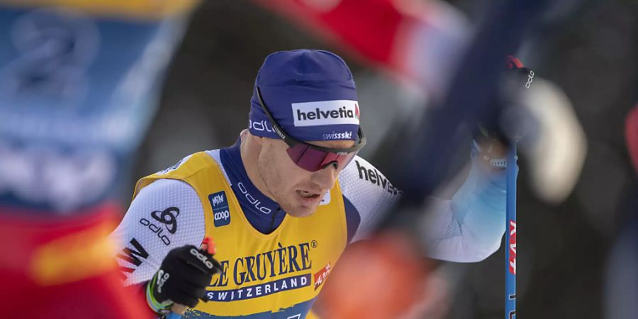 Nicht enttäuscht über sein Ausscheiden im Sprint-Prolog: Dario Cologna