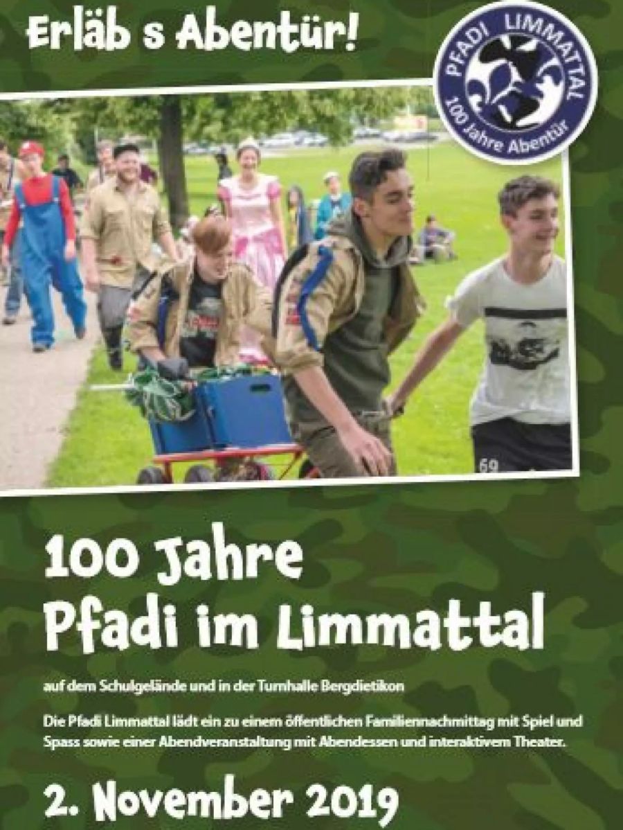 100 Jahre Pfadi Limmattal