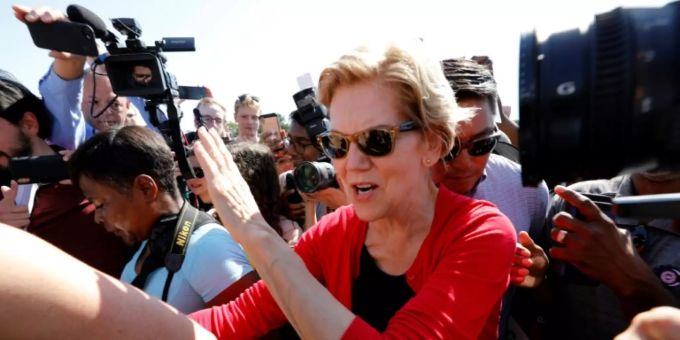 In Iowa - Elizabeth Warren überholt erstmals Joe Biden