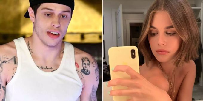 Mit Pete Davidson - Cindy Crawford Tochter Kaia liefert Knutsch-Show