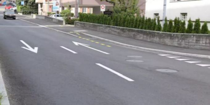 Der Abschnitt der Küssnachter Bahnhofstrasse von der Einfahrt Giessenweg bis zum Restaurant Da Nino muss nochmals für zwei Tage gesperrt werden. Küssnachter Bahnhofstrasse