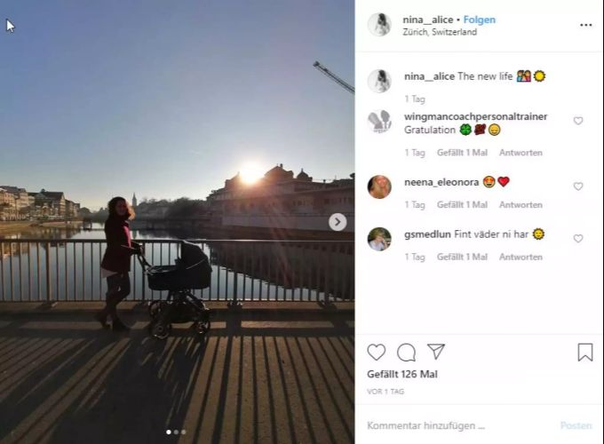Spaziergang in Zürich entlang der Limmat