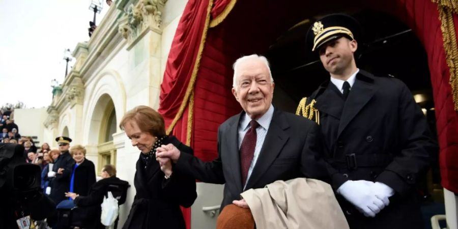 Jimmy Carter mit seiner Frau Rosalynn