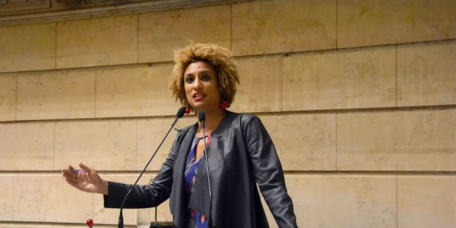 Archivfoto der ermordeten Politikerin Marielle Franco