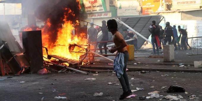 Proteste im Iran. irak proteste