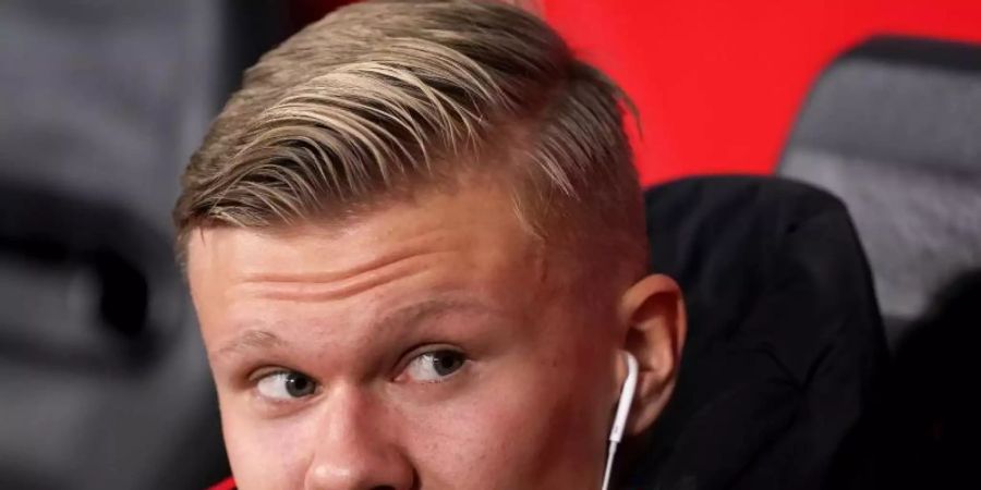 Verschiedene Vereine bemühen sich um eine Verpflichtung von Erling Haaland. Foto: John Walton/PA Wire/dpa