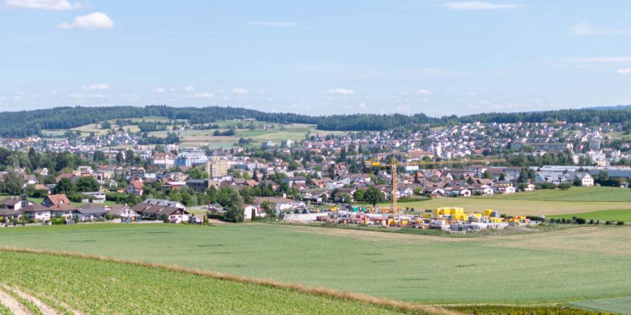 Die Gemeinde Uezwil im Bezirk Bremgarten . - Kanton Aargau