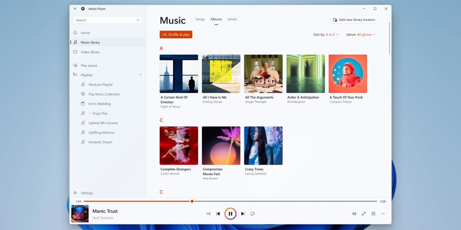 Windows 11 Media Player