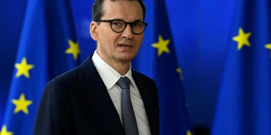 Polens Regierungschef Mateusz Morawiecki in Brüssel