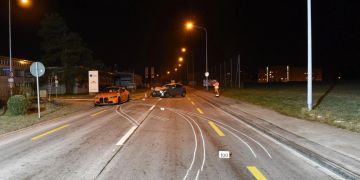 Unfallendlage der beiden beteiligten Personenwagen