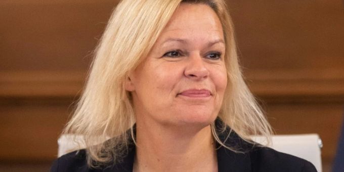 Innenministerin Nancy Faeser (SPD) wird in Brüssel erwartet Innenministerin Nancy Faeser (SPD) wird in Brüssel erwartet