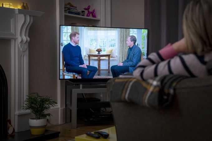 Prinz Harry plauderte im TV mit «ITV»-Moderator Tom Bradby. Prinz Harry