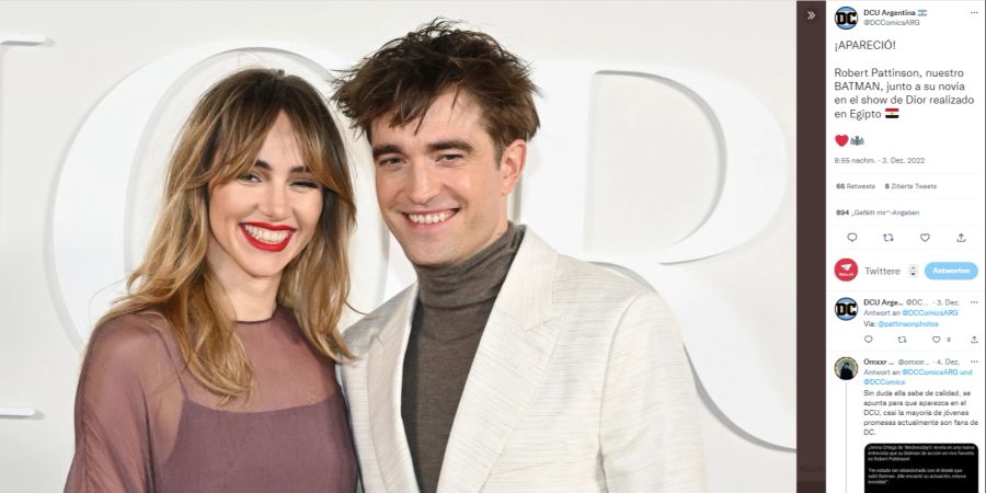 Robert Pattinson Suki Waterhouse