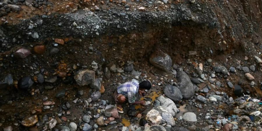 Erdrutsch in Jade-Mine in Myanmar