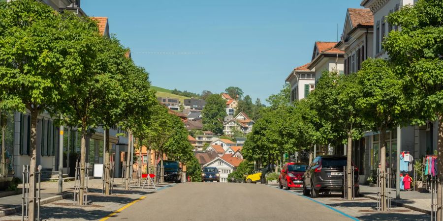 Die Poststrasse in Heiden (AR).