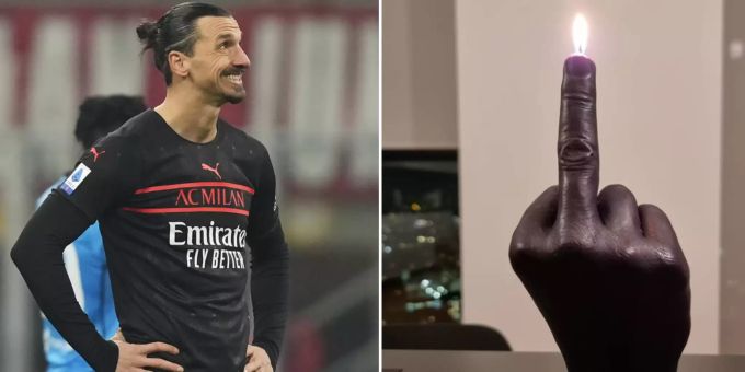 Mittelfinger-Kerze - Ibrahimovic empört Gläubige mit Weihnachts-Gruss