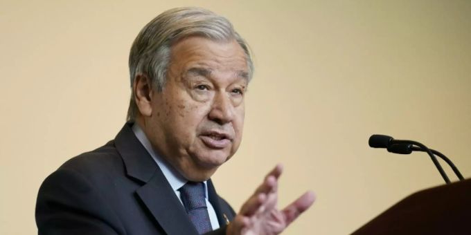 UN-Generalsekretär António Guterres UN-Generalsekretär António Guterres