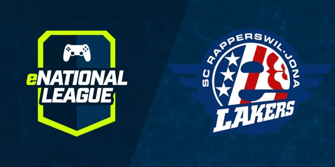 Beweise dein Können am Controller und spiele an der eNationalleague für den NHL Verein SC Rapperswil-Jona. eNationalleague logo rapperwiljona