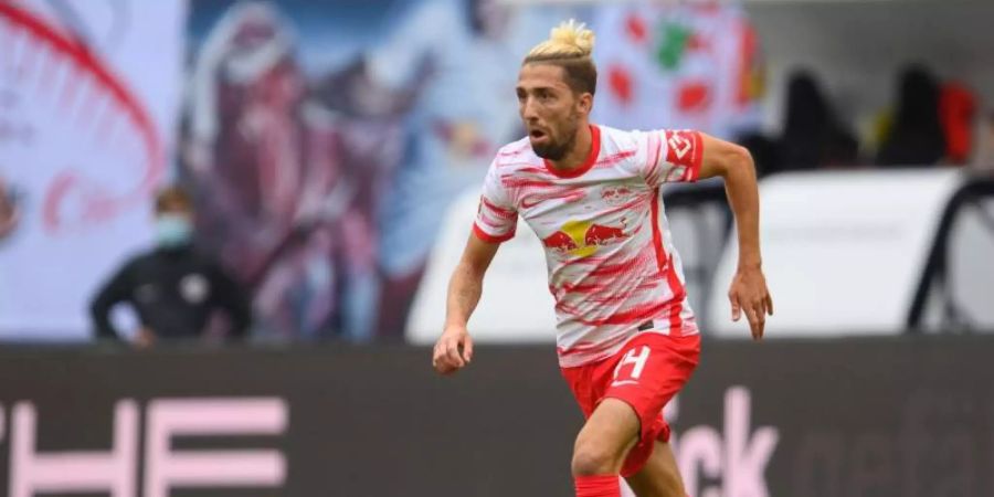 Bleibt rotz des schlechtesten Starts seit dem Bundesliga-Aufstieg von RB Leipzig gelassen: Kevin Kampl. Foto: Robert Michael/dpa-Zentralbild/dpa