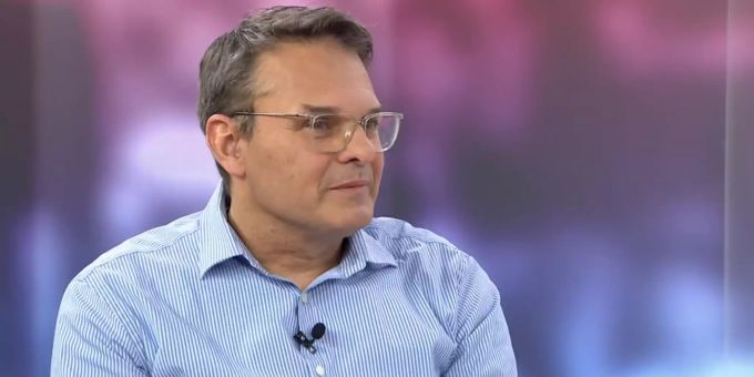 Reto Baumgartner, Präsident des FC Basel, bei «telebasel». Reto Baumgartner FC Basel