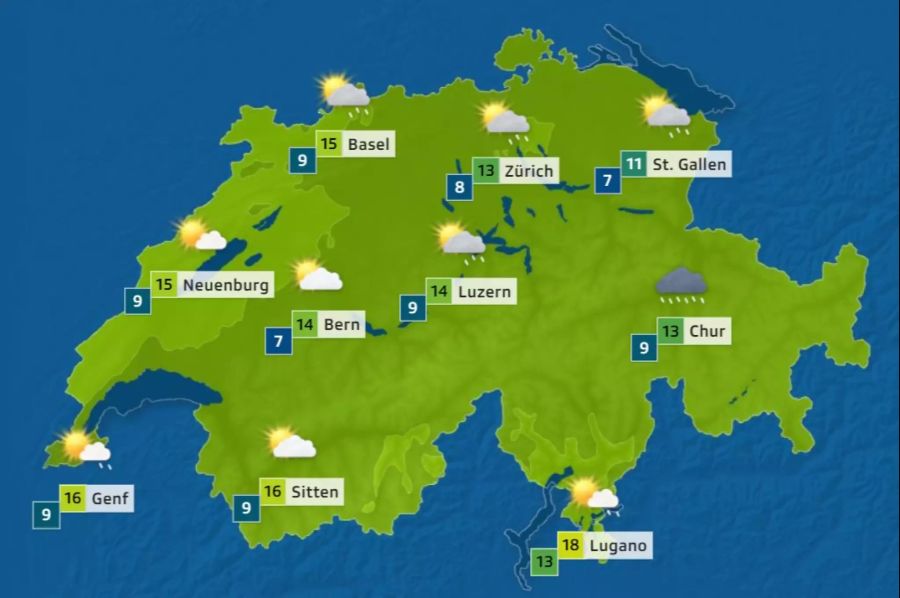 Regen Wetter Schweiz