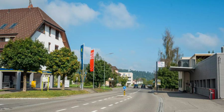 Haupstrasse in Staffelbach.