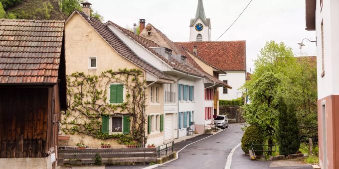 Die Schmiedengasse in Eptingen. Die Schmiedengasse in Eptingen.