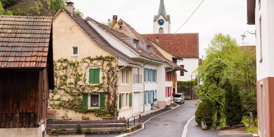 Die Schmiedengasse in Eptingen.