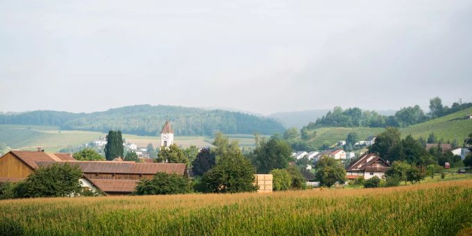 Ortsübersicht Tegerfelden. Ortsübersicht Tegerfelden.