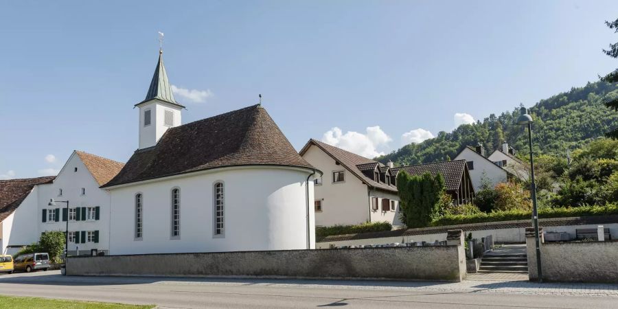 Die Kapelle Sankt Martin in der Ortschaft Bättwil.