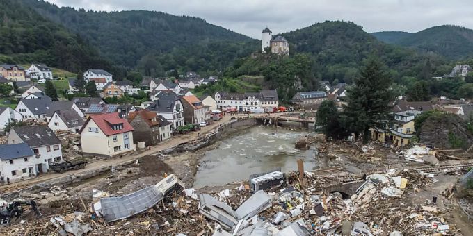 Die Unwetter in Deutschland vom letzten Juli haben Schäden von 29 Milliarden Euro verursacht. (Archivbild) Flut Deutschland