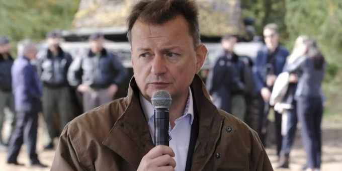 Der polnische Verteidigungsminister Mariusz Blaszczak. Mariusz Blaszczak