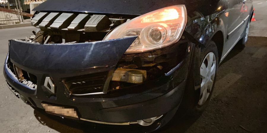 Der Lenker verursachte bei seiner Alkoholfahrt mehrere Sachschäden.
