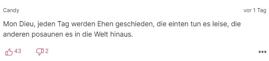 Und «Candy» versteht die ganze Aufregung nicht.