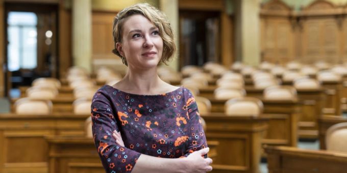 Nationalrätin Irène Kälin (Grüne/AG) zieht nach der Trennung von Oberflachs nach Aarau. Irène Kälin