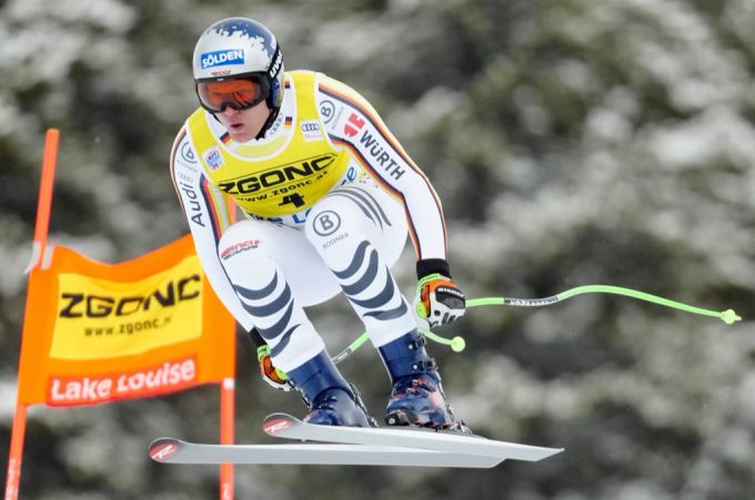 Thomas Dressen gewann 2018 die legendäre Abfahrt auf der Streif in Kitzbühel (Ö). Thomas Dressen