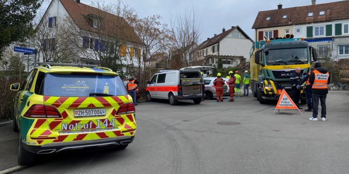Bei einem Arbeitsunfall in Winterthur ZH starb ein Mann. lebendig begraben