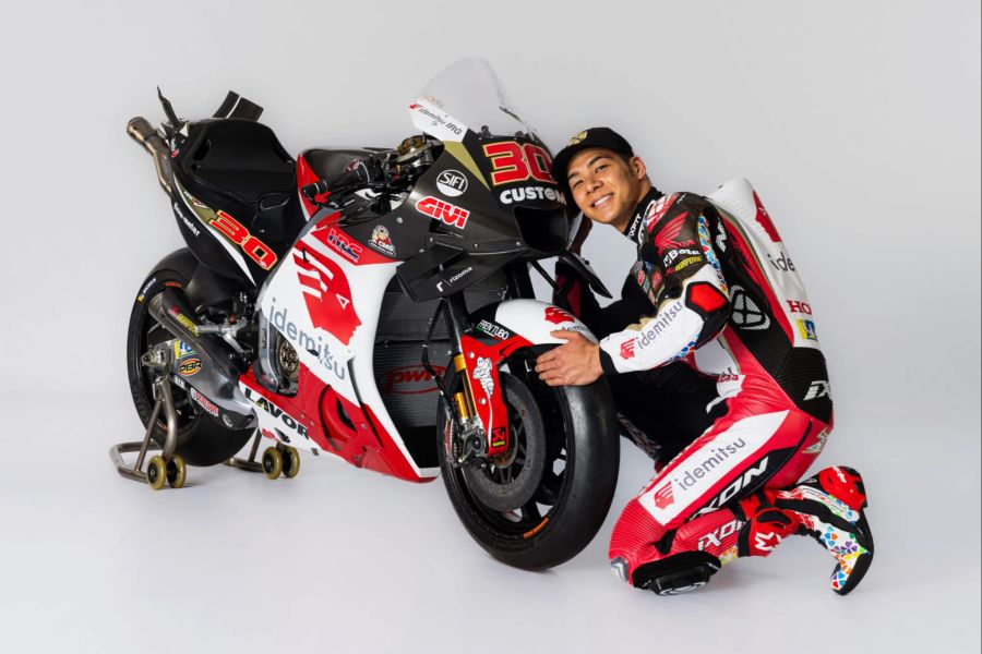 ... während Takaaki Nakagami die zweite Kunden-Honda im LCR-Team fährt.