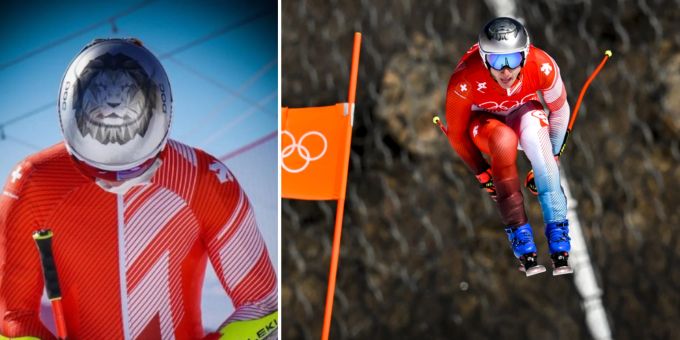 Was sagen Sie? - Mit diesem Helm will Odermatt Olympia-Medaillen holen!