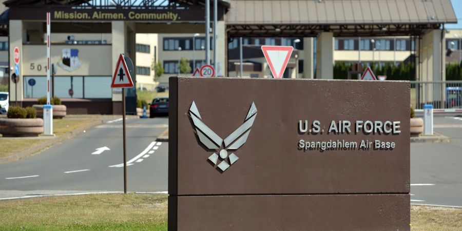 Der US-Stützpunkt in Spangdahlem in Rheinland-Pfalz.