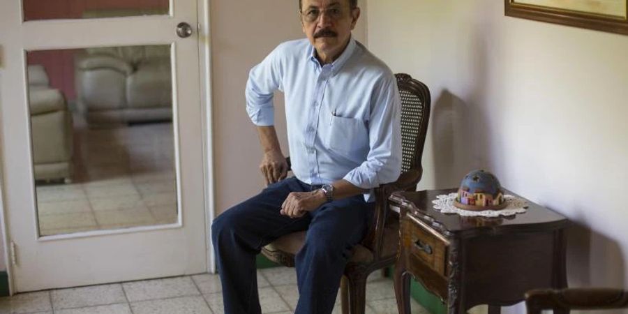 Der nicaraguanische General ausser Dienst und Oppositionspolitiker Hugo Torres posiert für ein Porträt in seinem Haus in Managua. Torres ist nach Angaben der Staatsanwaltschaft Nicaraguas gestorben. Foto: Moises Castillo/AP/dpa