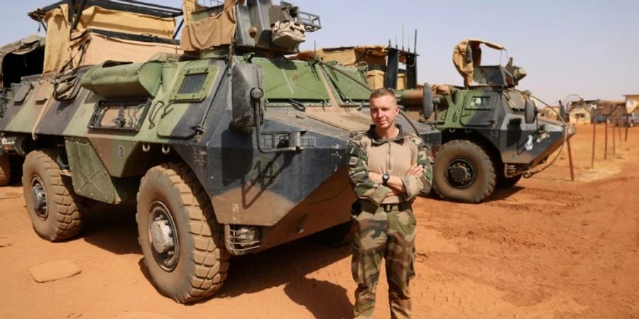 Westliche Soldaten in Gao
