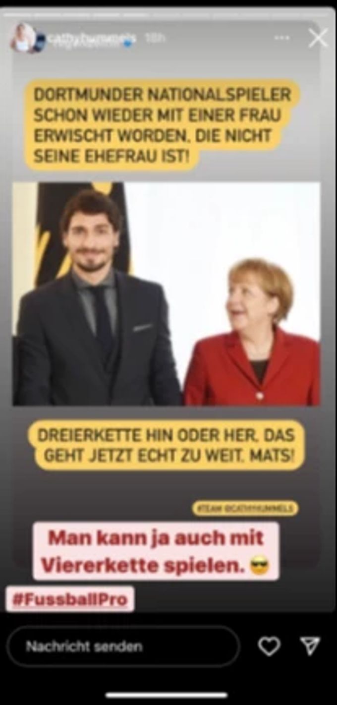 Auch diesen Post lud Cathy Hummels auf ihrer Instagram-Seite hoch. Cathy Hummels Mats Hummels
