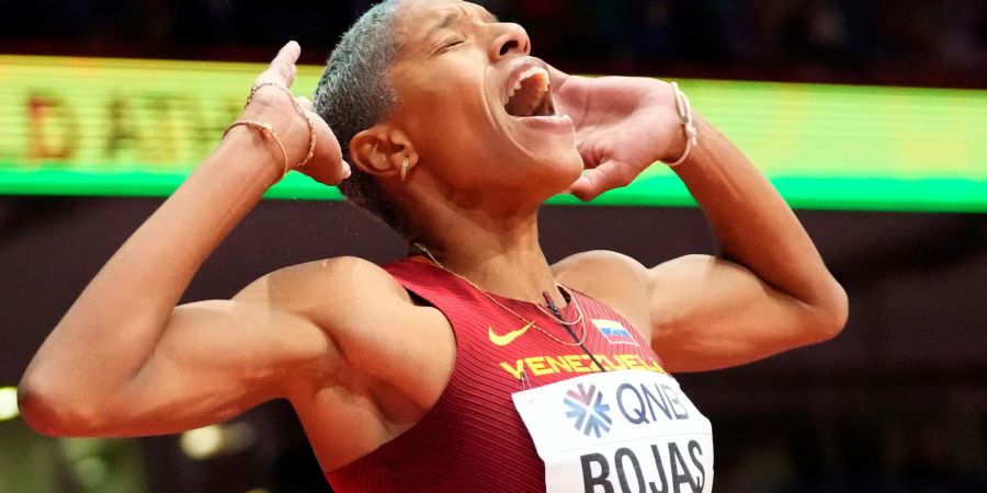 Siegte mit Hallen-Weltrekord in Belgrad: Dreispringerin Yulimar Rojas aus Venezuela.
